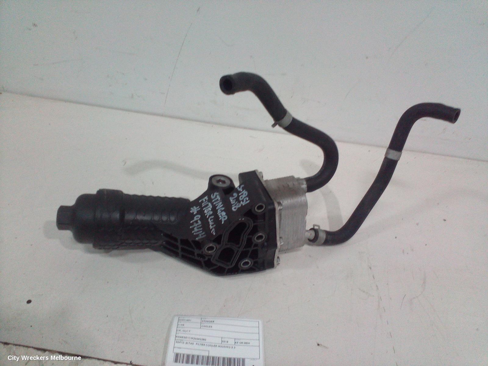 KIA STINGER COOLER, TRANSMISSION OIL COOLER, PETROL, 3.3, G6DP, TWIN TURBO, CK, 06/2017 - 04/2023