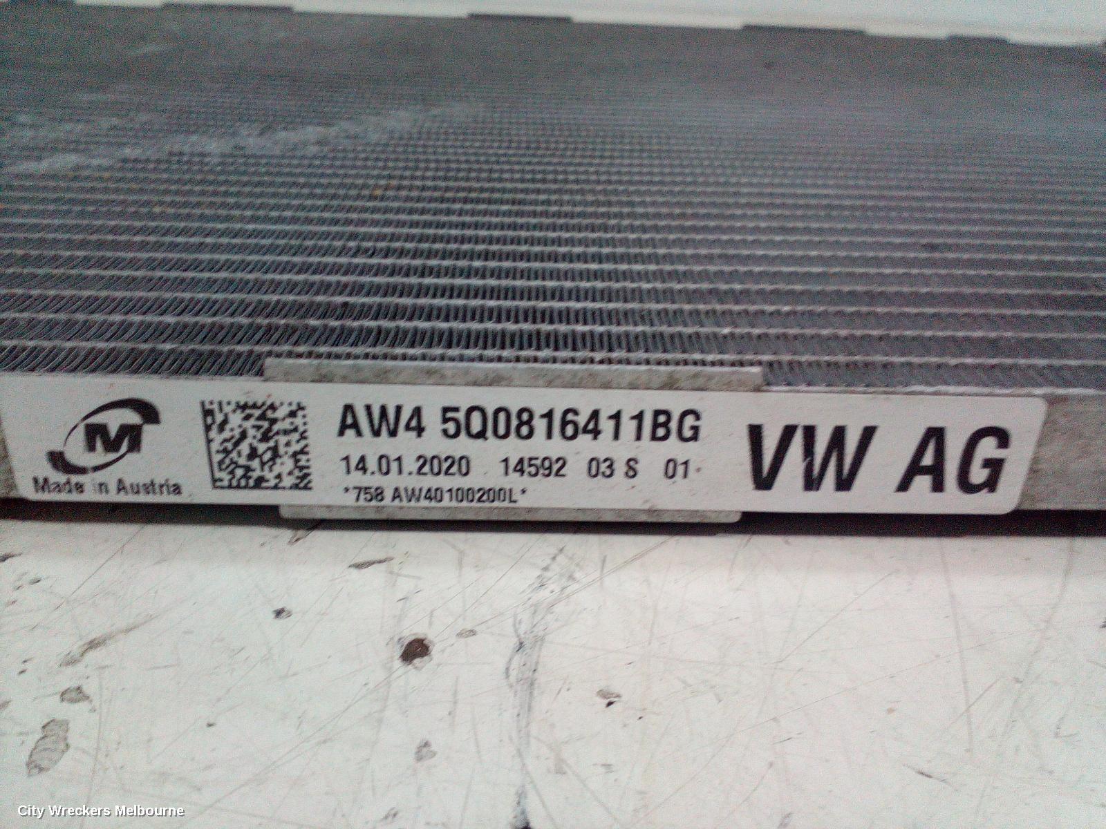 VOLKSWAGEN T-CROSS A/C CONDENSER, 1.0, PETROL, C1, 01/2020 ONWARDS