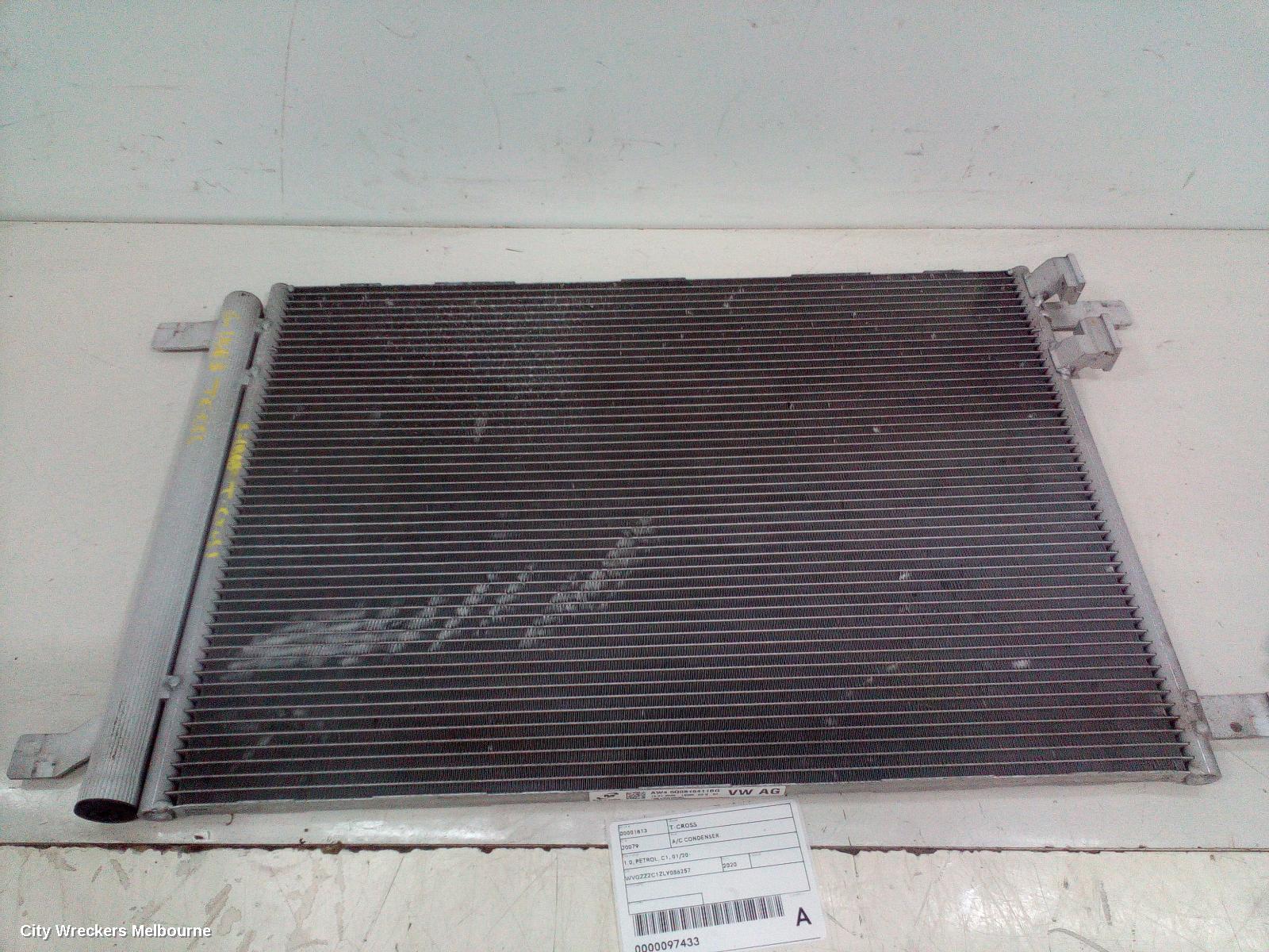 VOLKSWAGEN T-CROSS A/C CONDENSER, 1.0, PETROL, C1, 01/2020 ONWARDS