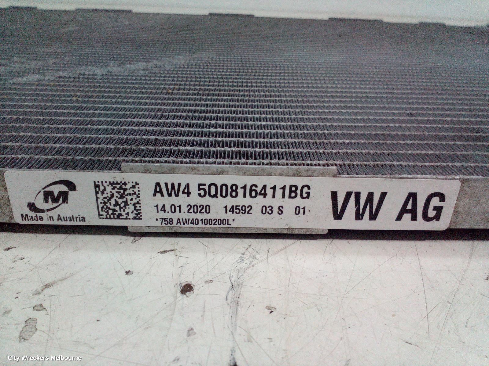 VOLKSWAGEN T-CROSS A/C CONDENSER, 1.0, PETROL, C1, 01/2020 ONWARDS