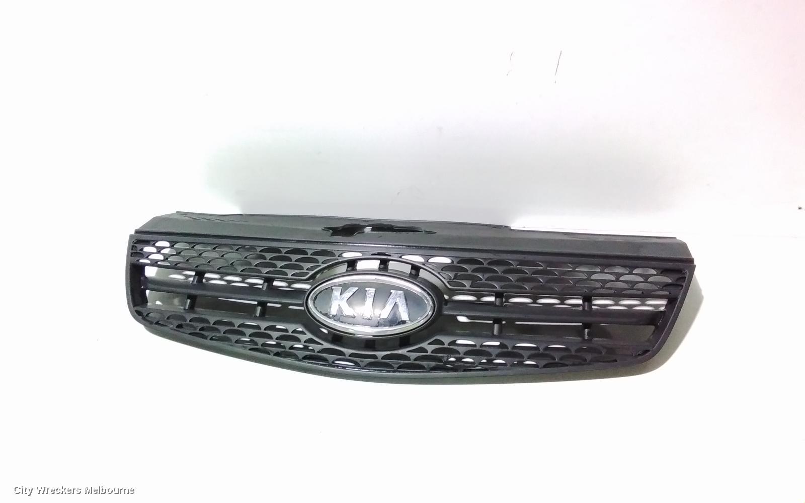 KIA RIO GRILLE, RADIATOR GRILLE, JB, HATCH, 08/2005 - 07/2009