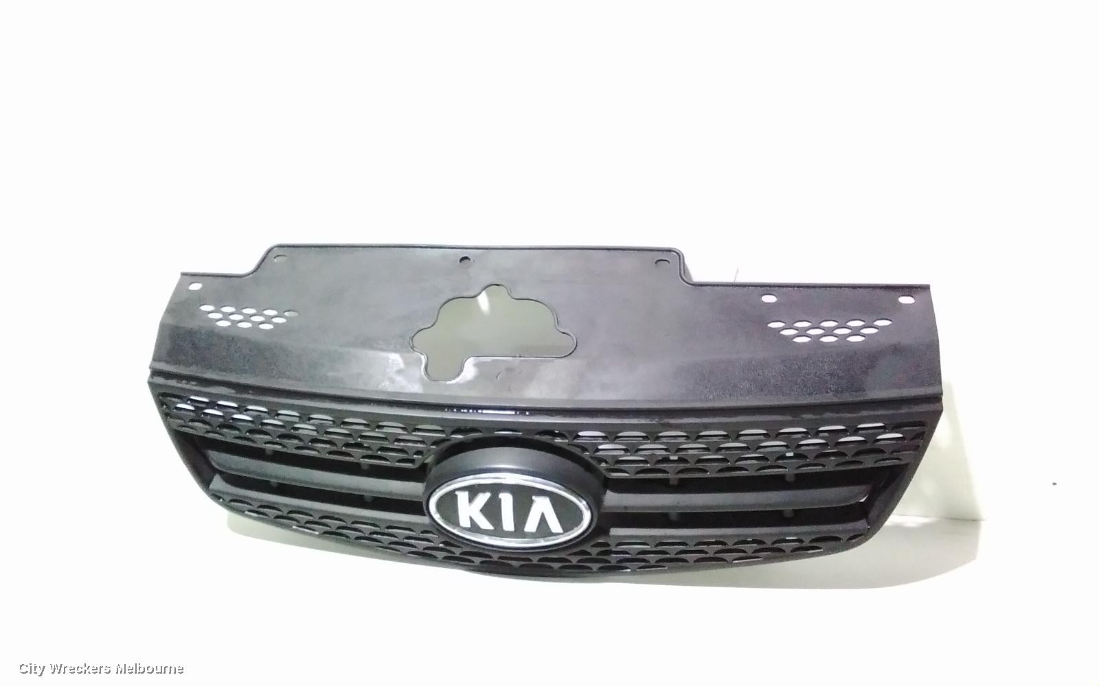 KIA RIO GRILLE, RADIATOR GRILLE, JB, HATCH, 08/2005 - 07/2009