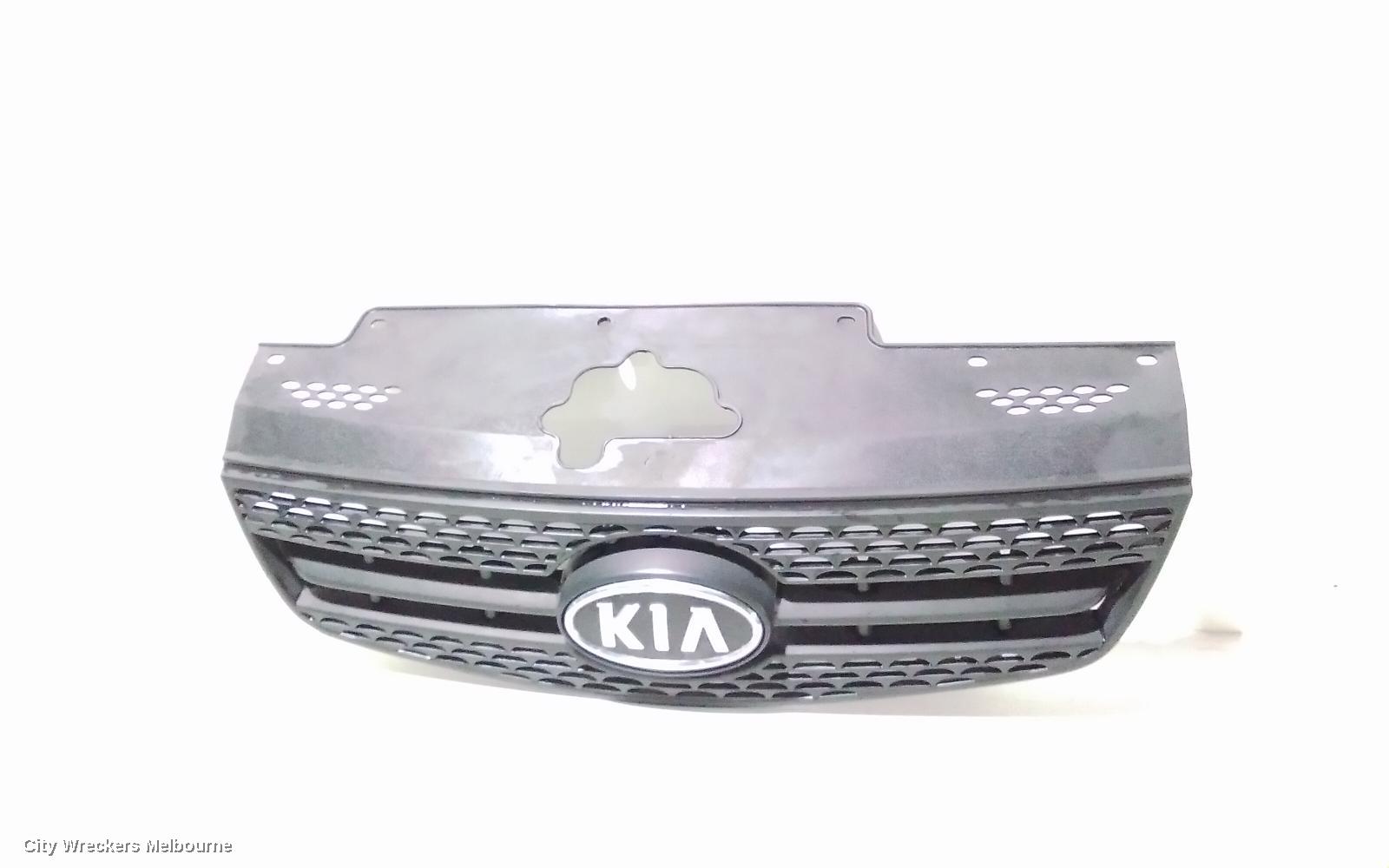 KIA RIO GRILLE, RADIATOR GRILLE, JB, HATCH, 08/2005 - 07/2009