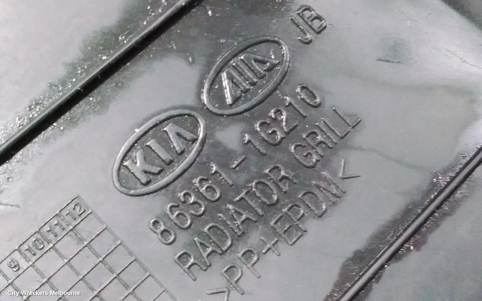 KIA RIO GRILLE, RADIATOR GRILLE, JB, HATCH, 08/2005 - 07/2009