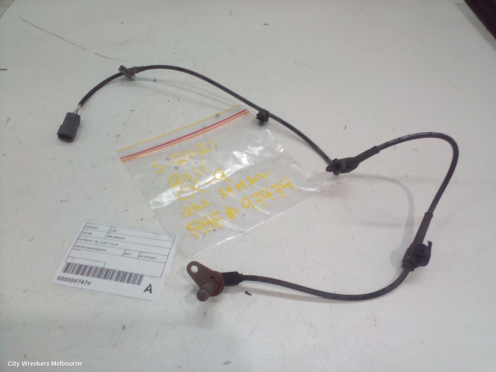 MAZDA CX9 ABS SENSOR, RH FRONT, TB, 12/2007 - 12/2015