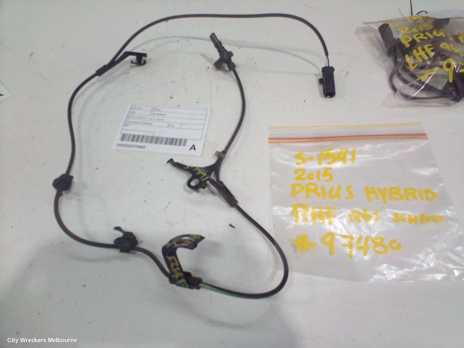 TOYOTA PRIUS ABS SENSOR, NHP10, RH FRONT, PRIUS C, 12/2011 - 03/2020