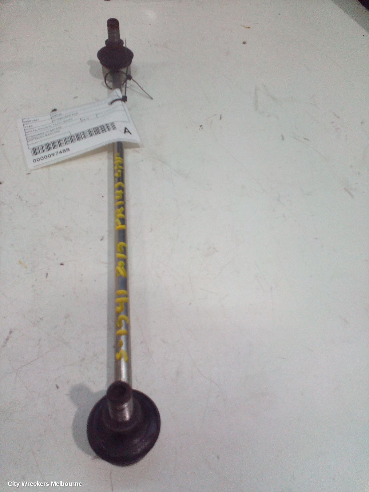 TOYOTA PRIUS STABILISER BAR, NHP10, PRIUS C, 12/2011 - 03/2020