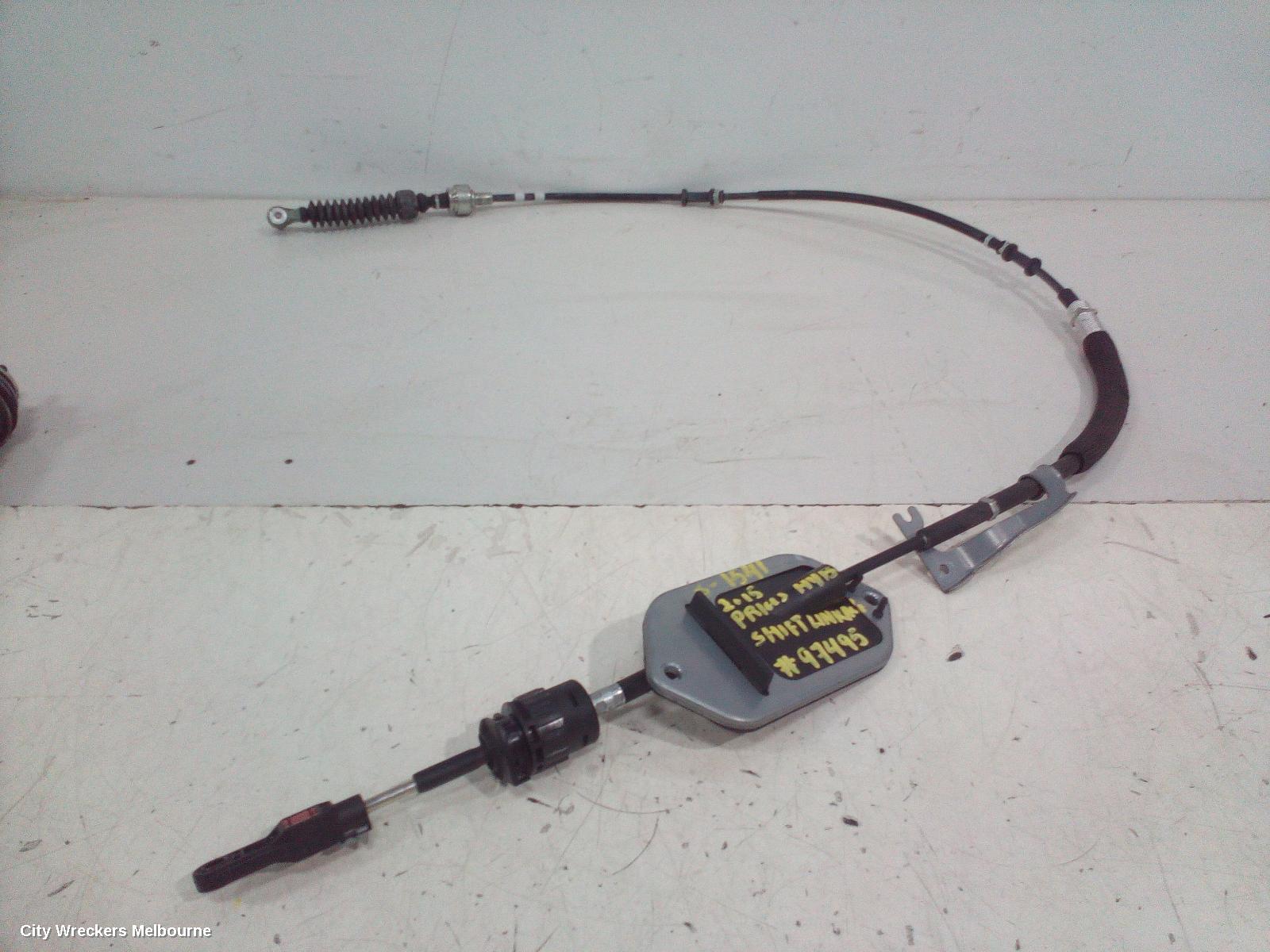 TOYOTA PRIUS GEAR LINKAGE, NHP10, PRIUS C, 12/2011 - 03/2020