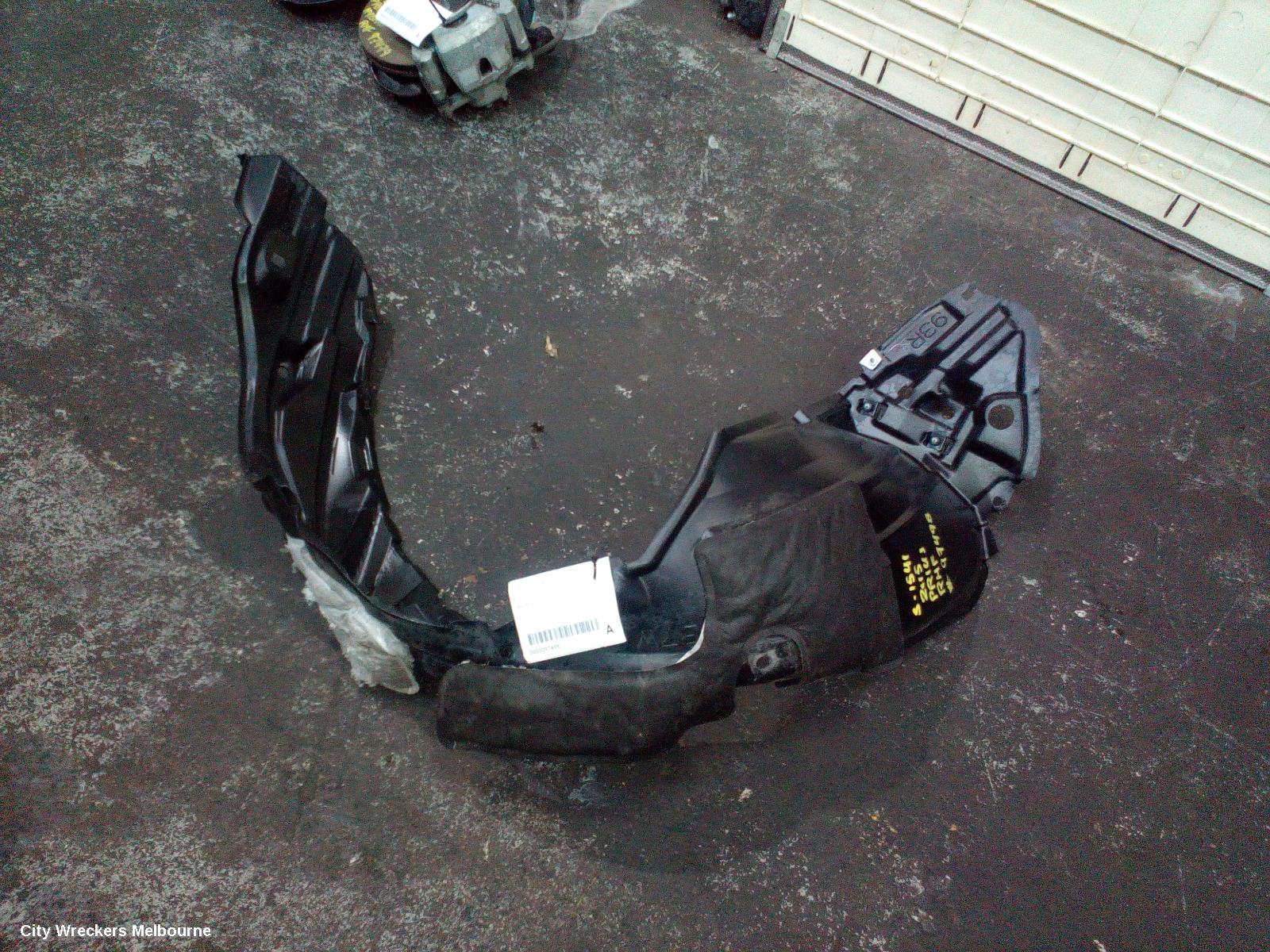 TOYOTA PRIUS RIGHT GUARD LINER, NHP10R, PRIUS C, 02/2015 - 05/2017
