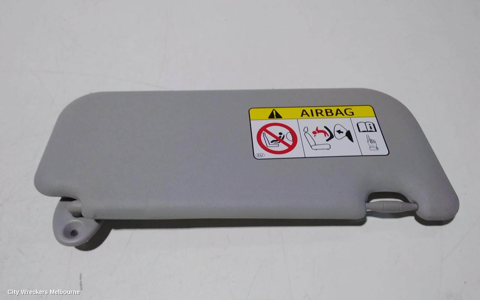 TOYOTA PRIUS SUNVISOR, NHP10R, PRIUS C, LH SIDE, 12/2011 - 03/2020