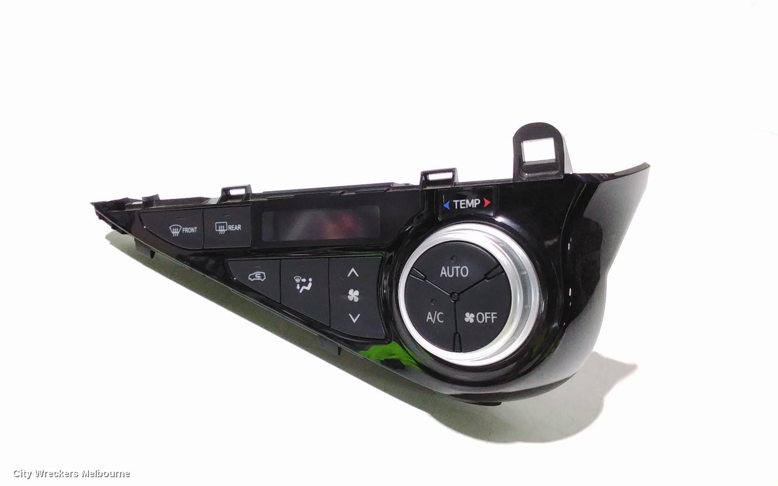 TOYOTA PRIUS HEATER/AC CONTROLS, NHP10R, PRIUS C, 12/2011 - 03/2020