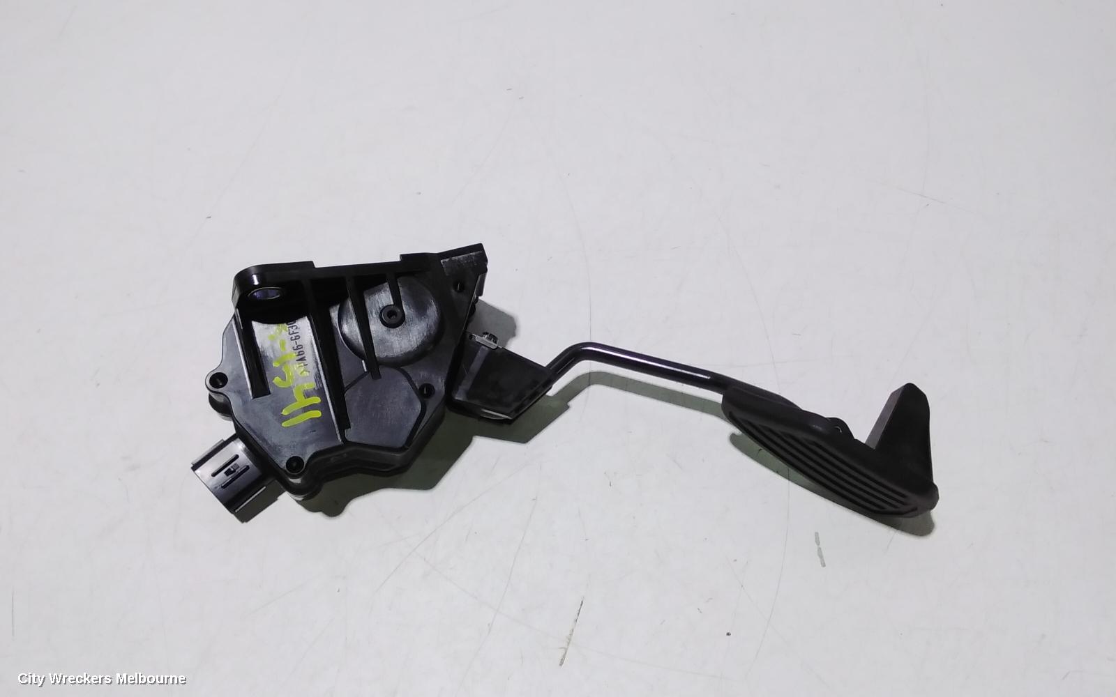 TOYOTA PRIUS PEDAL ASSEMBLY, NHP10, ACCELERATOR PEDAL, 12/2011 - 03/2020