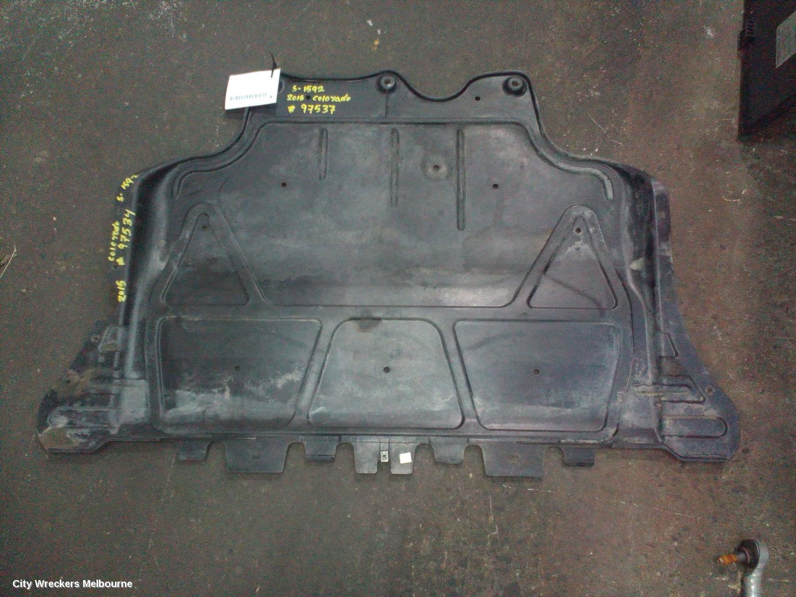 HOLDEN COLORADO LOWER ENGINE SPLASH TRAY, RG/RG 7, 10/2013 - 07/2016