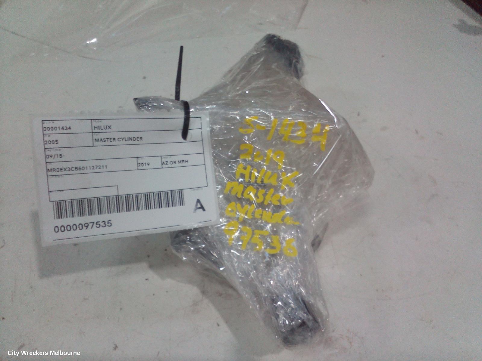 TOYOTA HILUX MASTER CYLINDER, 06/2015 - 09/2025