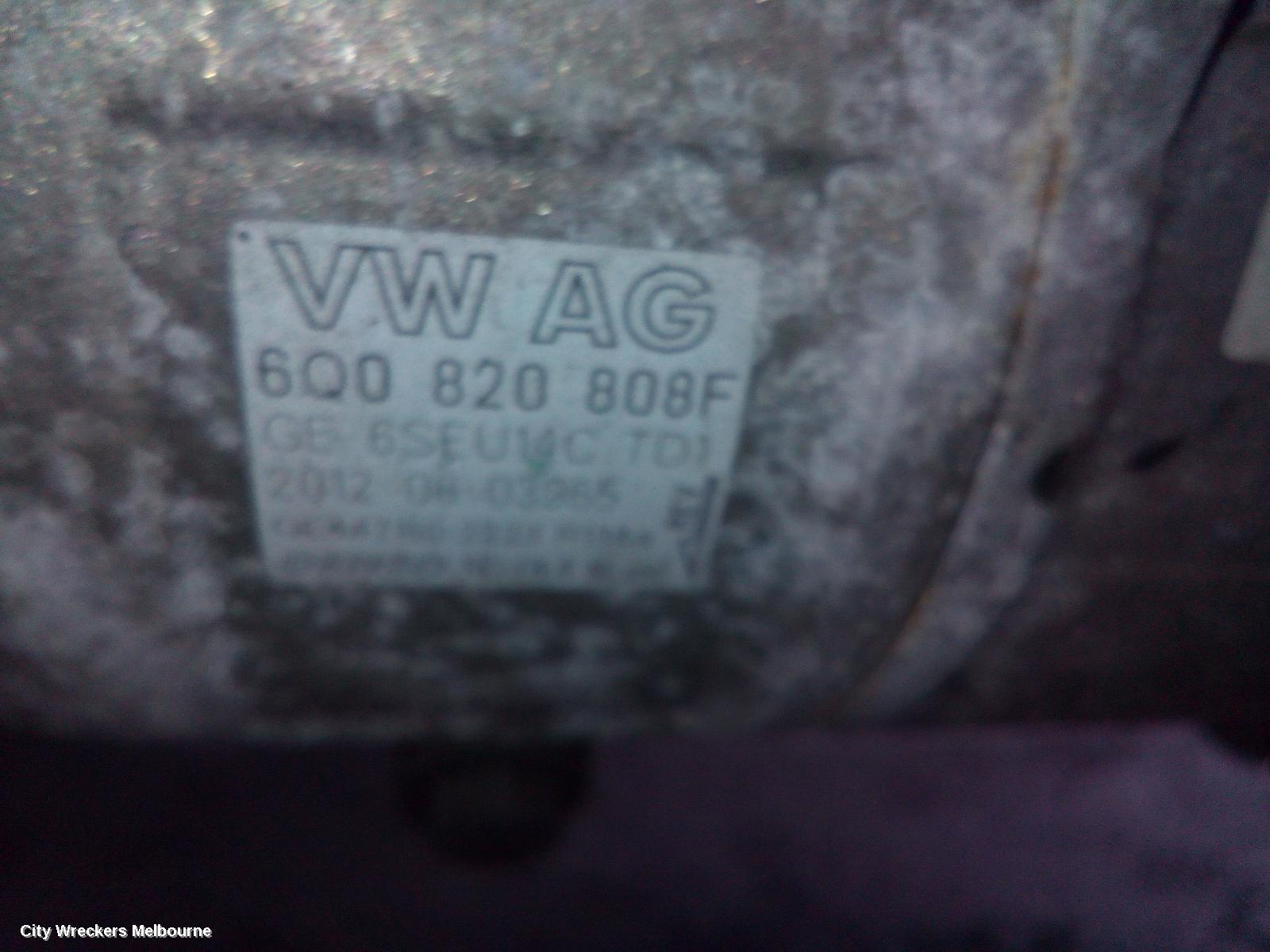 VOLKSWAGEN POLO A/C COMPRESSOR, 6R, 1.4, PETROL, NON TURBO, 05/2010 - 05/2014
