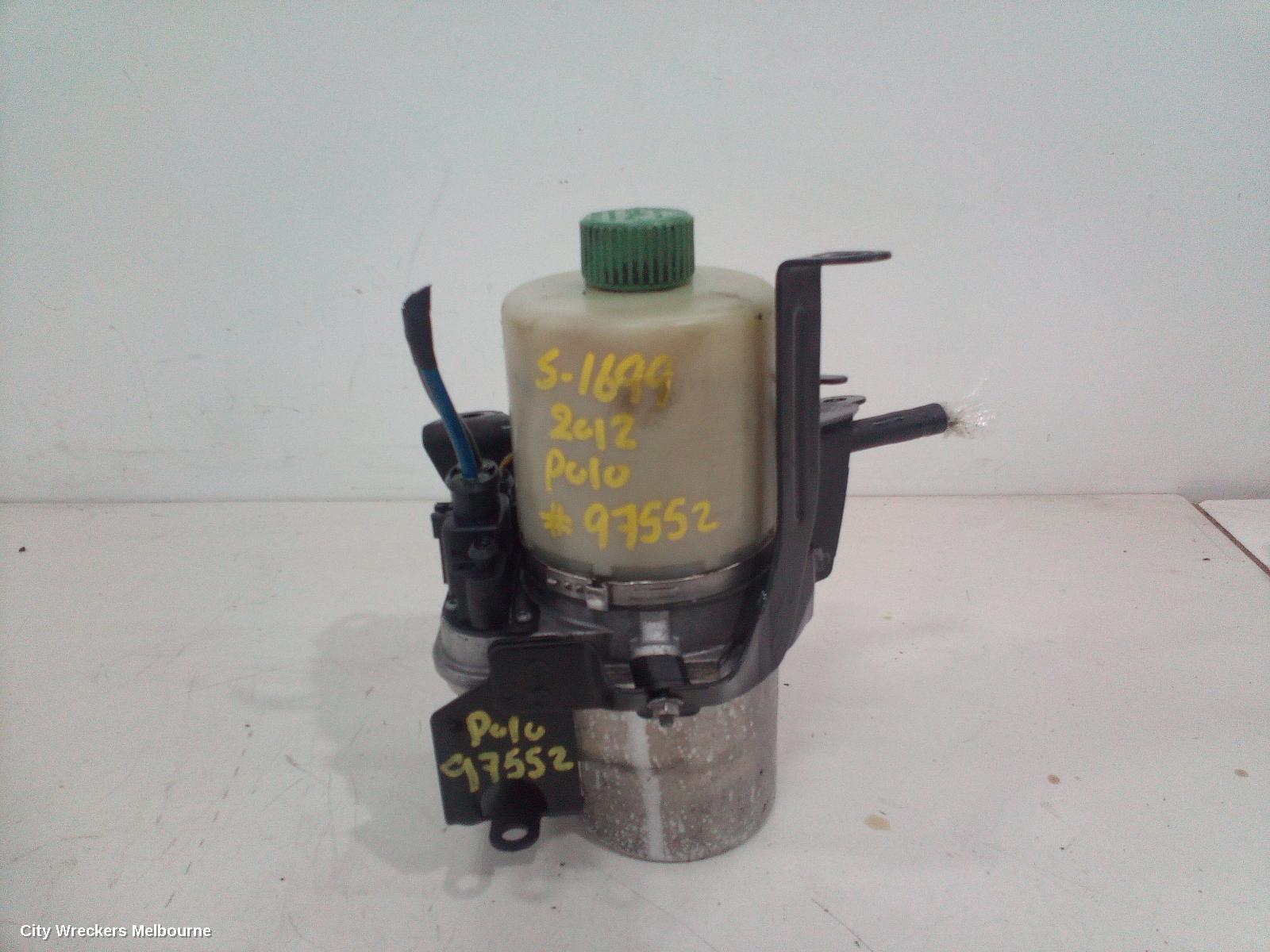 VOLKSWAGEN POLO STEERING PUMP, HYDRAULIC PUMP, PETROL/DIESEL, 6R, 05/2010 - 05/2014