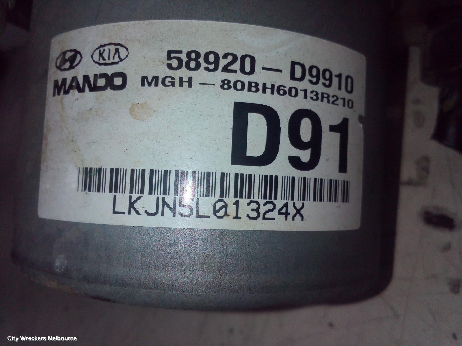 KIA SPORTAGE ABS PUMP/MODULATOR, QL, P/N 58920D9610, 10/2015 - 08/2021