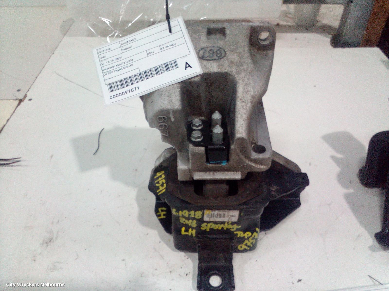 KIA SPORTAGE MOUNT, QL, 10/2015 - 08/2021