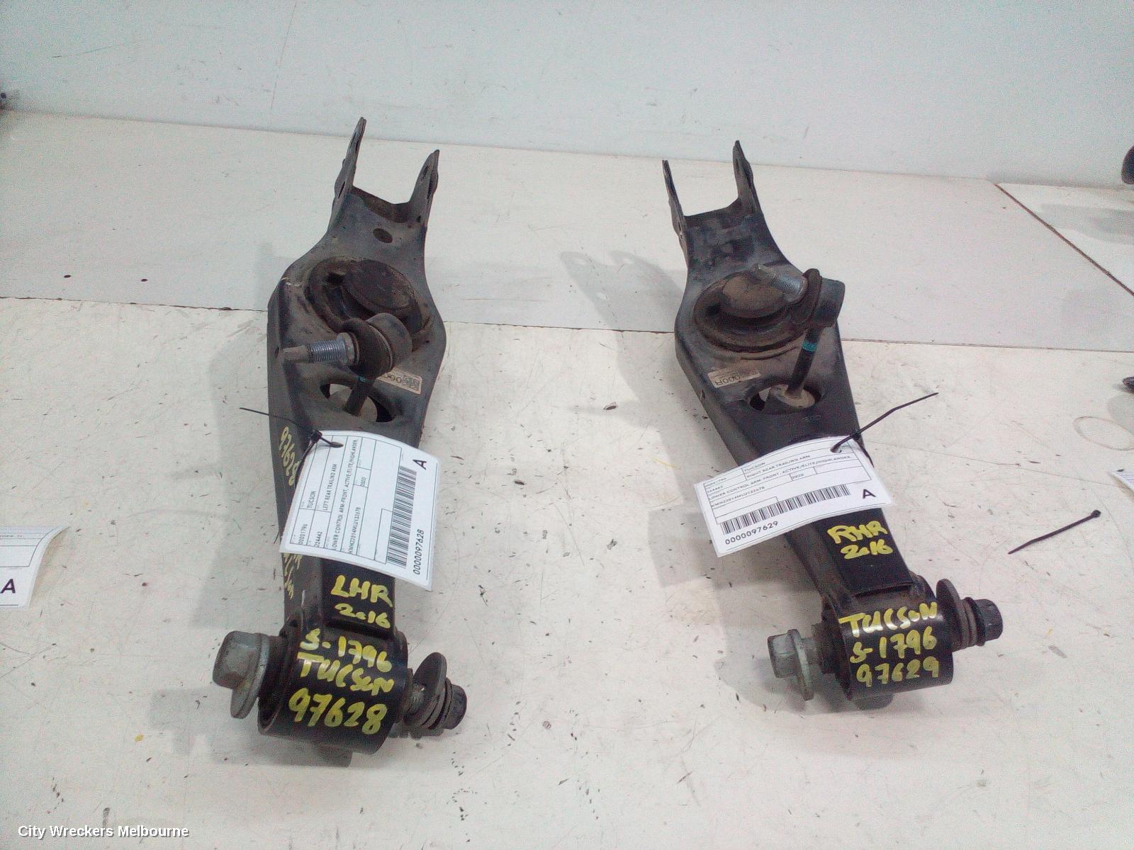 HYUNDAI TUCSON RIGHT REAR TRAILING ARM, LOWER CONTROL ARM-FRONT, ACTIVE/ELITE/HIGHLANDER, TL, 07/2015 - 01/2021