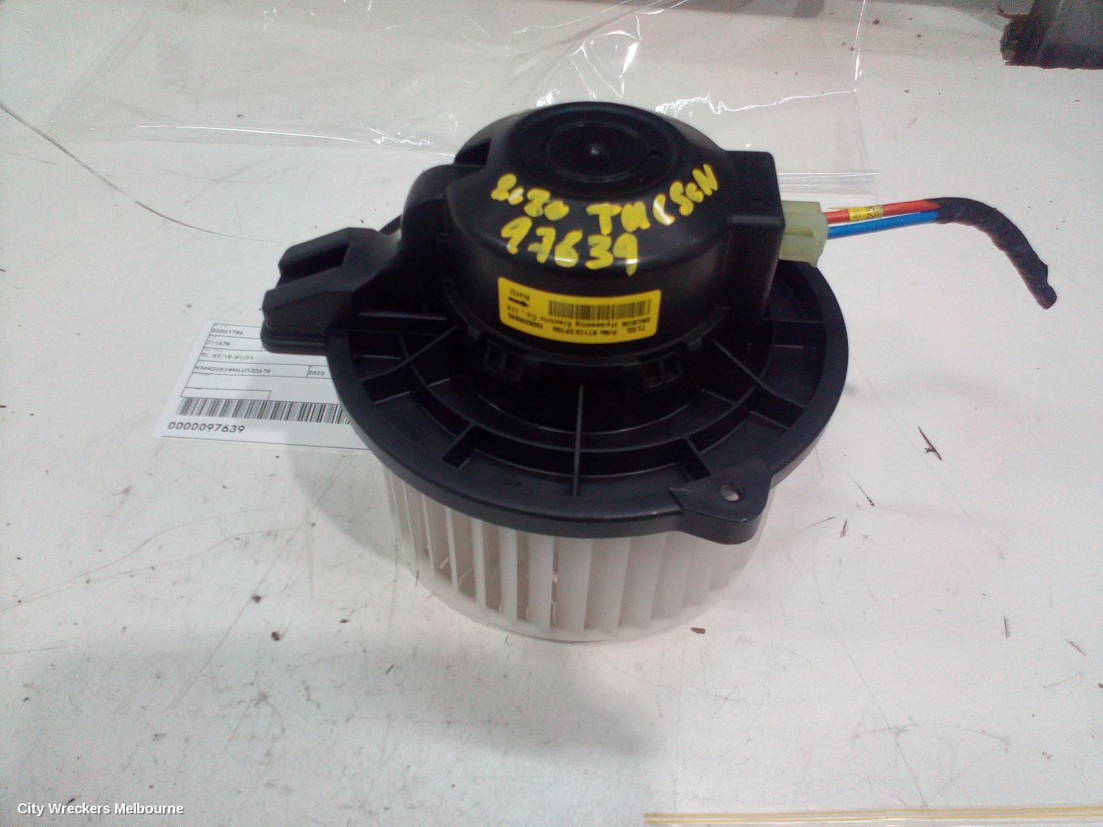 HYUNDAI TUCSON HEATER FAN MOTOR, TL, NON CLIMATE CONTROL TYPE, 07/2015 - 01/2021