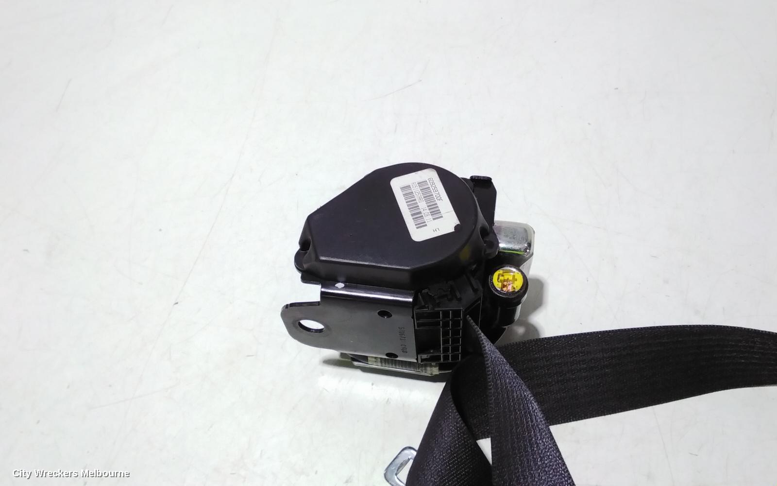 DODGE CALIBER SEATBELT/STALK, RH FRONT, SEAT BELT ONLY, PM, 04/2009 - 12/2012
