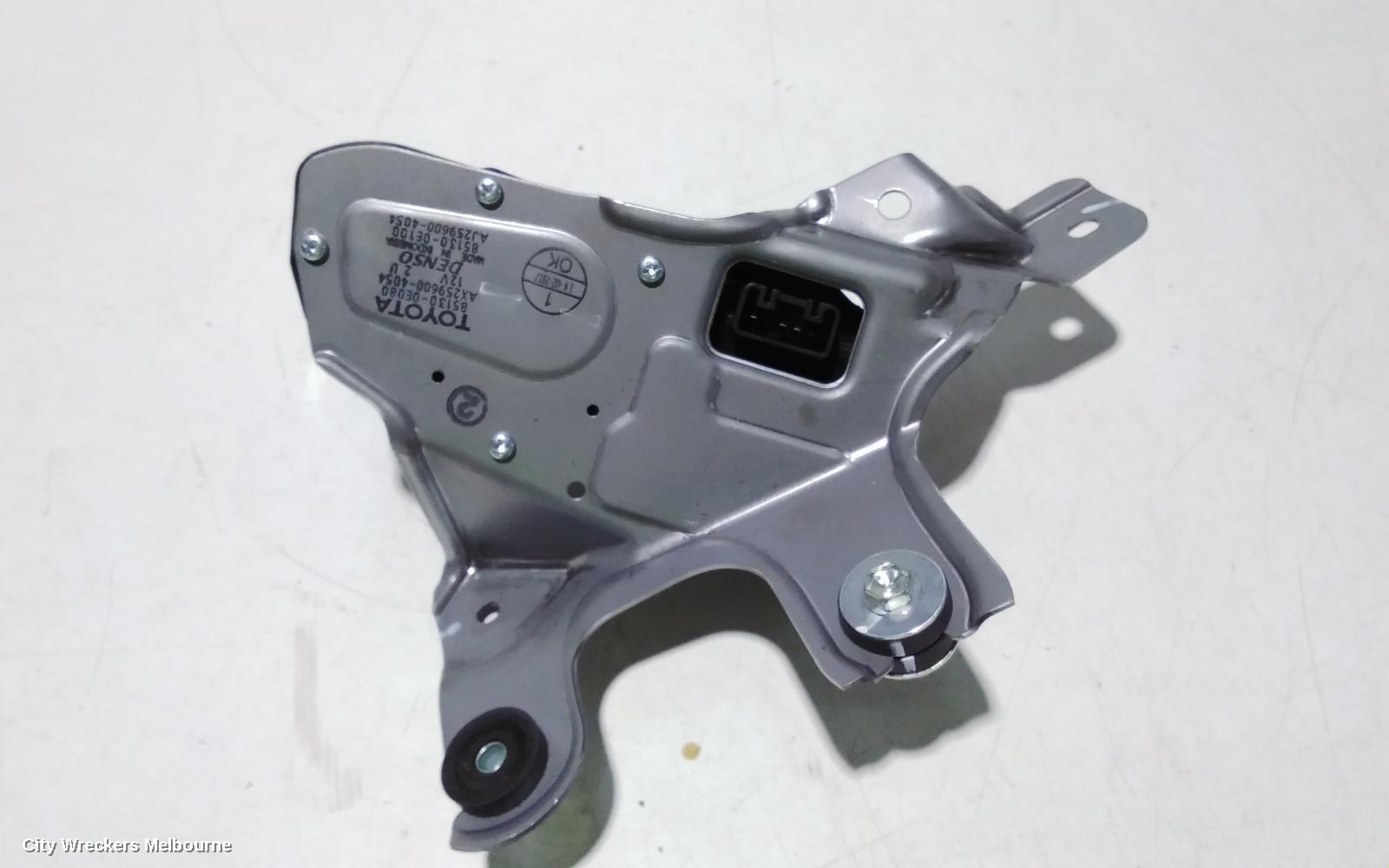 TOYOTA KLUGER WIPER MOTOR, TAILGATE, GSU50/GSU55, 03/2014 - 02/2021