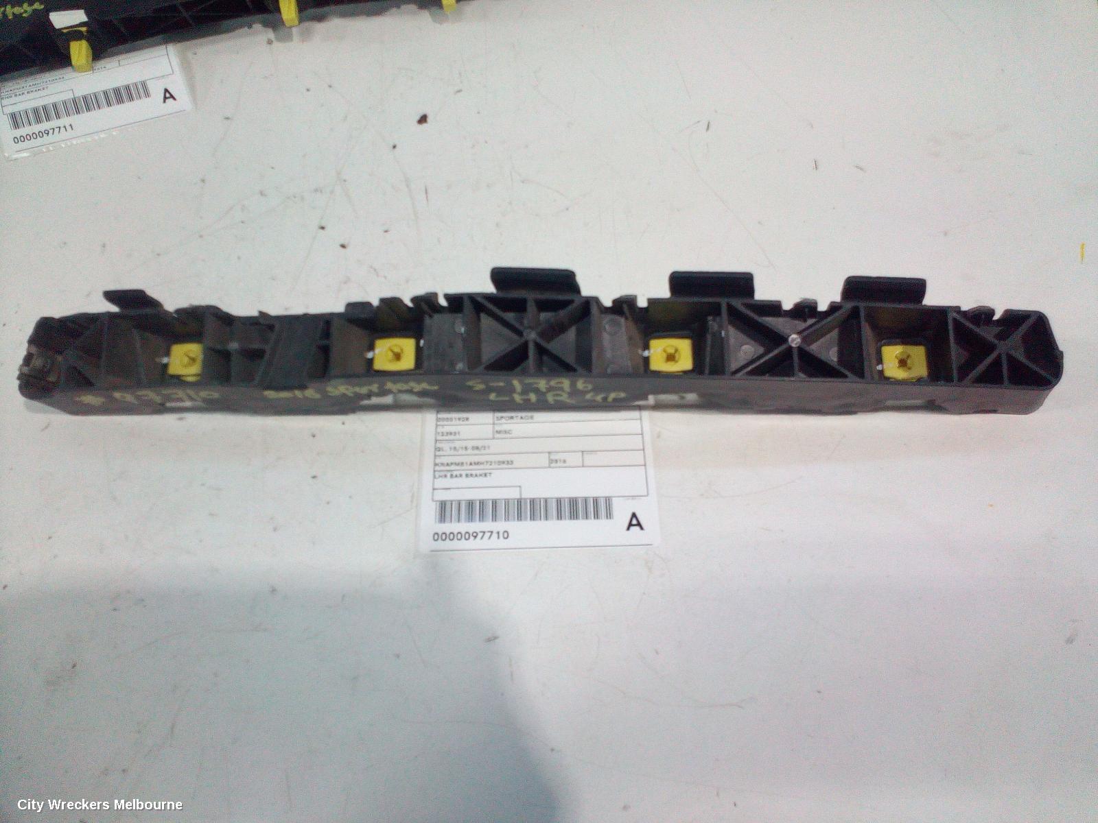 KIA SPORTAGE, QL, 10/2015 - 08/2021, LHR BAR BRAKET: 97710