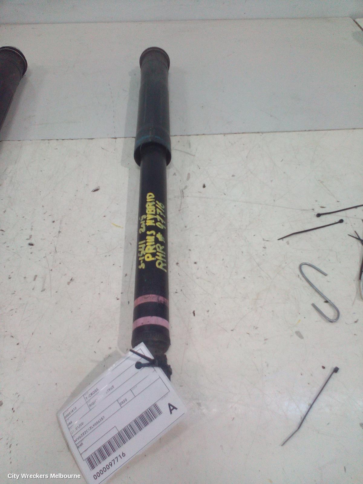 VOLKSWAGEN T-CROSS RIGHT REAR STRUT, C1, 01/2020 ONWARDS