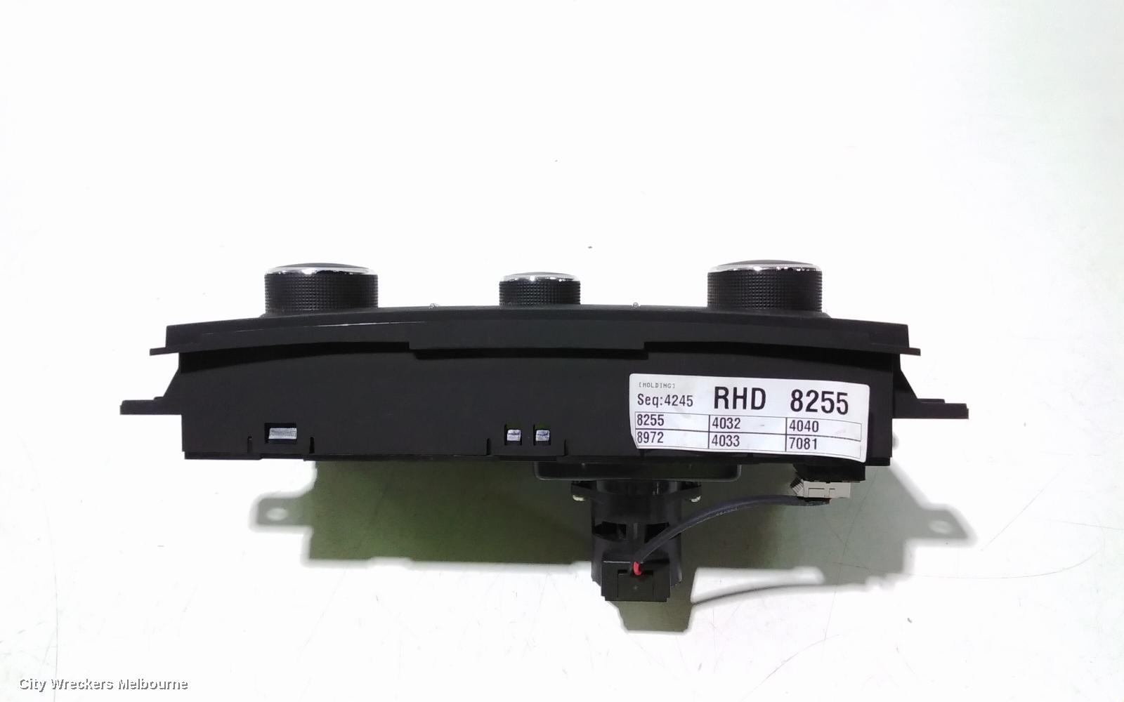 HOLDEN CAPTIVA HEATER/AC CONTROLS, DUAL ZONE CLIMATE CONTROL TYPE ONLY, NON PARK ASSIST/NON REAR A/C BUTTON TYPE, CG, 01/2014 - 06/2018
