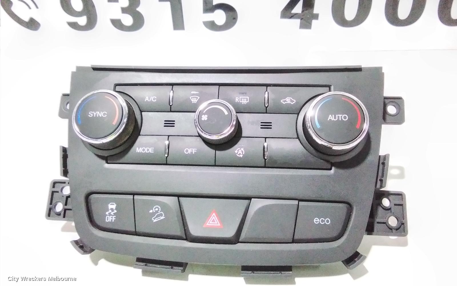 HOLDEN CAPTIVA HEATER/AC CONTROLS, DUAL ZONE CLIMATE CONTROL TYPE ONLY, NON PARK ASSIST/NON REAR A/C BUTTON TYPE, CG, 01/2014 - 06/2018
