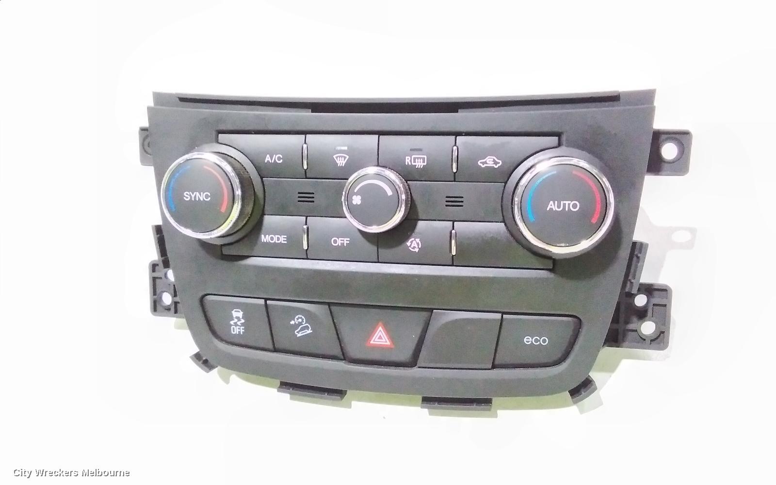 HOLDEN CAPTIVA HEATER/AC CONTROLS, DUAL ZONE CLIMATE CONTROL TYPE ONLY, NON PARK ASSIST/NON REAR A/C BUTTON TYPE, CG, 01/2014 - 06/2018