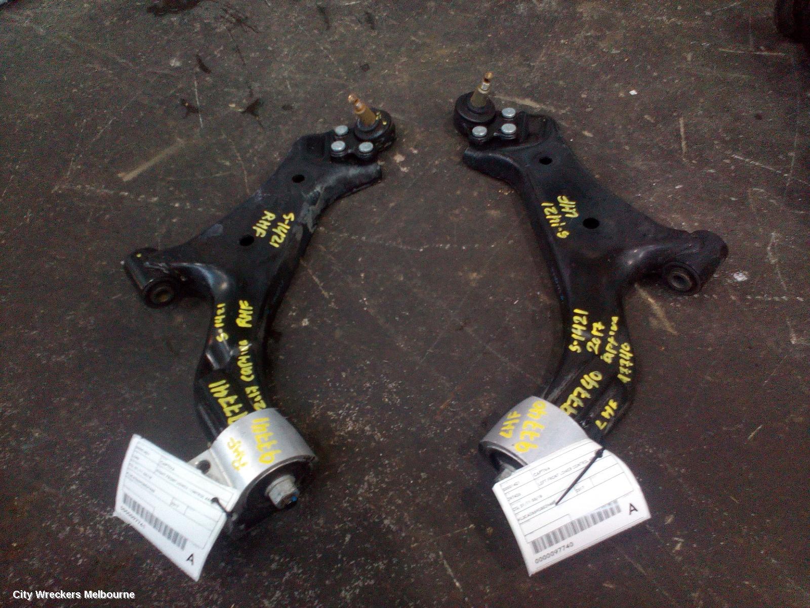 HOLDEN CAPTIVA RIGHT FRONT LOWER CONTROL ARM, CG, 01/2011 - 06/2018