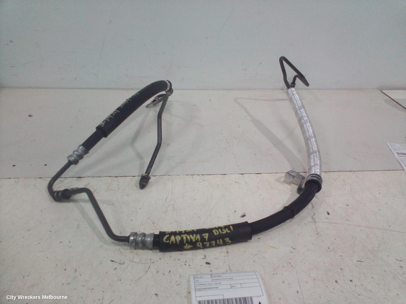 HOLDEN CAPTIVA POWER STEER HOSE, CG SERIES 2, DIESEL, 2.2, TURBO, HIGH PRESSURE LINE, 03/2011 - 06/2018