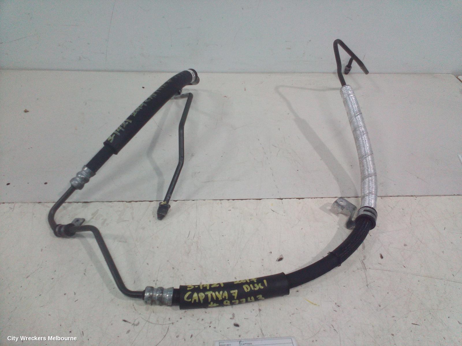 HOLDEN CAPTIVA POWER STEER HOSE, CG SERIES 2, DIESEL, 2.2, TURBO, HIGH PRESSURE LINE, 03/2011 - 06/2018