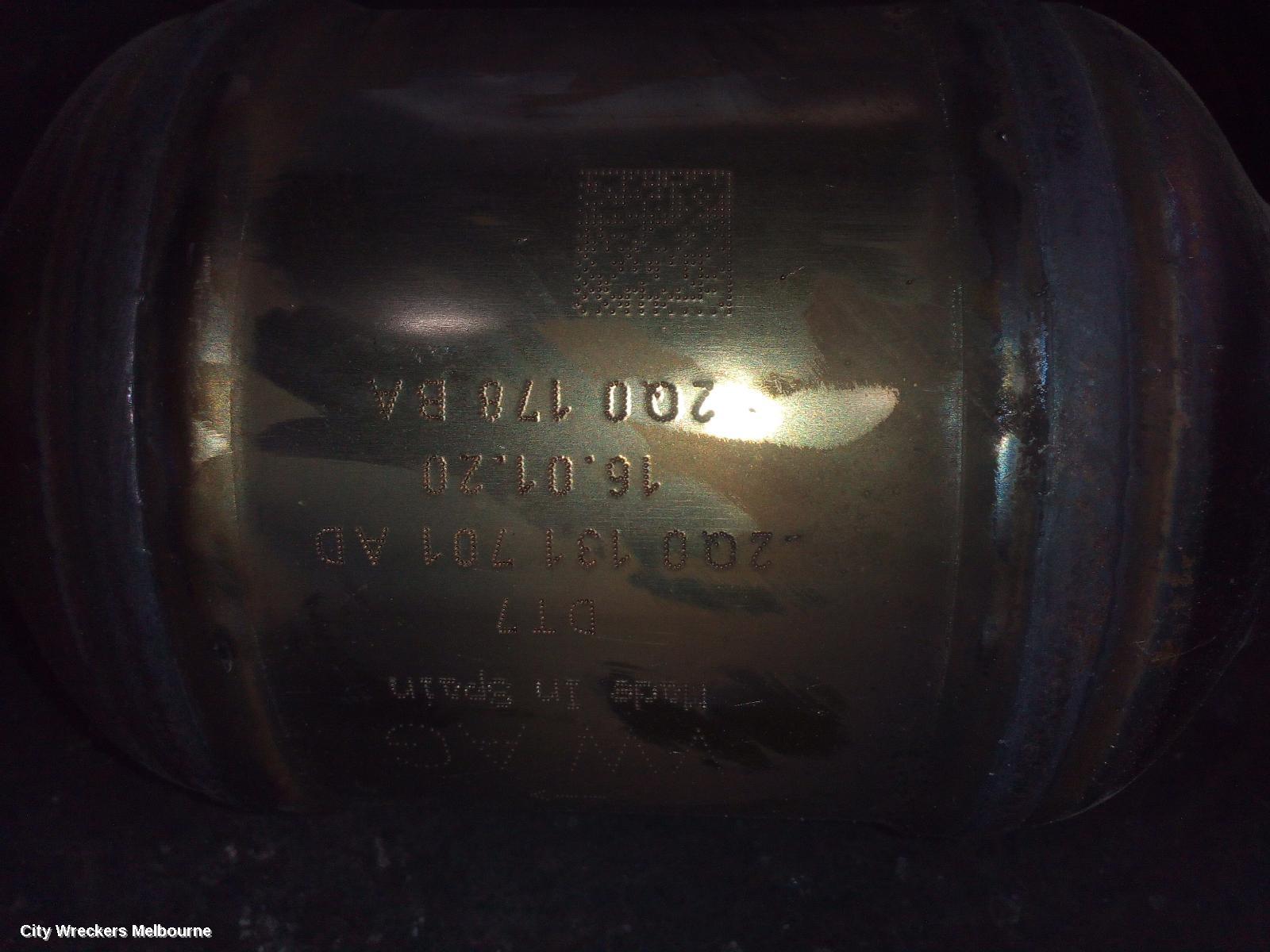 VOLKSWAGEN T-CROSS CATALYTIC CONVERTER, UNDER CAR-CAT TYPE, 1.0, C1, 01/2020 ONWARDS