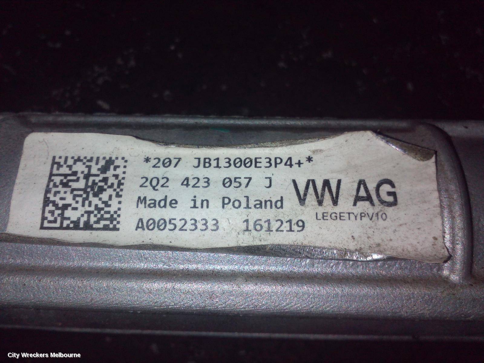 VOLKSWAGEN T-CROSS STEERING BOX/RACK, C1, 01/2020 ONWARDS