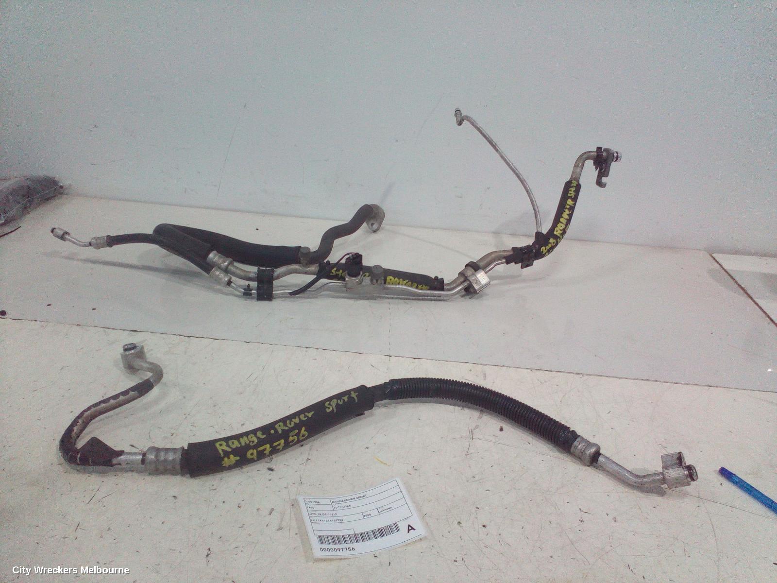 LAND ROVER RANGEROVER SPORT A/C HOSES, L320, 08/2005 - 12/2013