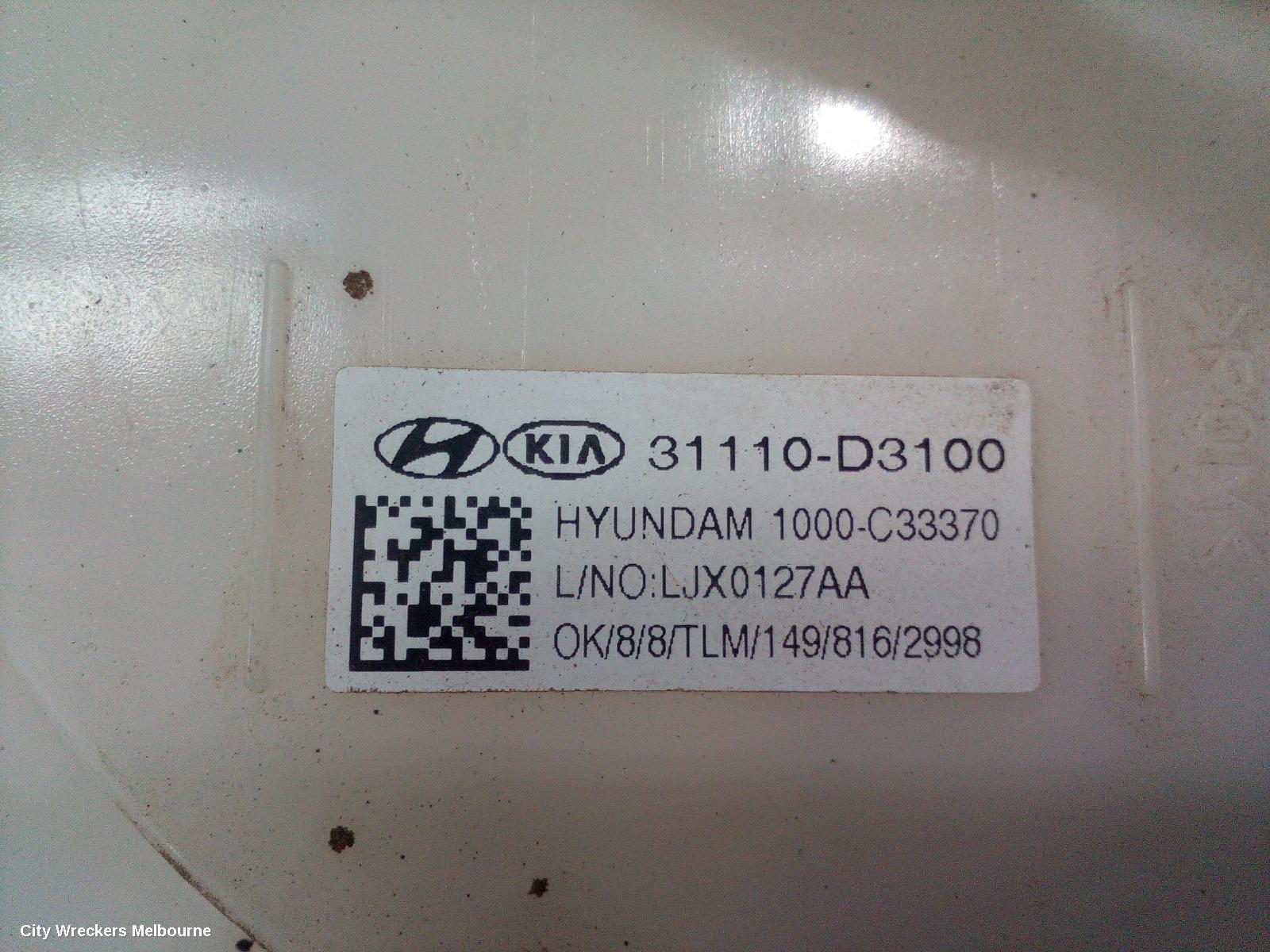 KIA SPORTAGE FUEL PUMP, PUMP & SENDER ASSY, PETROL, 2.0, G4NA, QL, 10/2015 - 08/2021