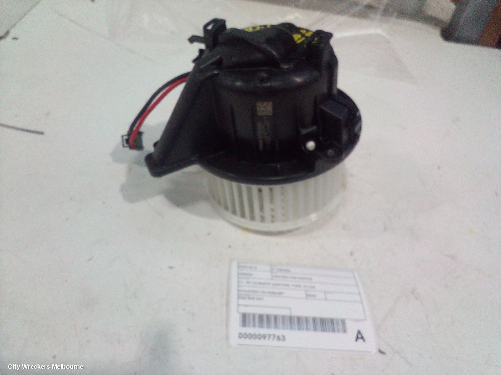 VOLKSWAGEN T-CROSS HEATER FAN MOTOR, C1, W/ CLIMATE CONTROL TYPE, 01/2020 ONWARDS