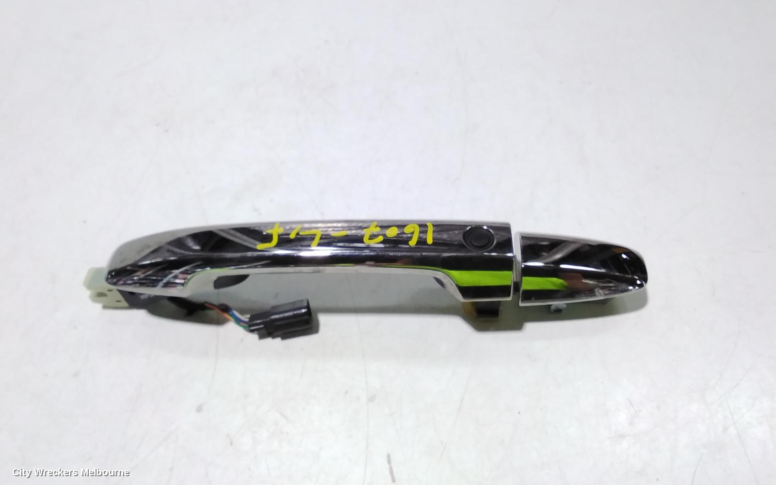 HONDA ODYSSEY DOOR HANDLE, OUTER, LH FRONT, W/ KEYLESS ENTRY TYPE, RC1, 02/2014 - 03/2022
