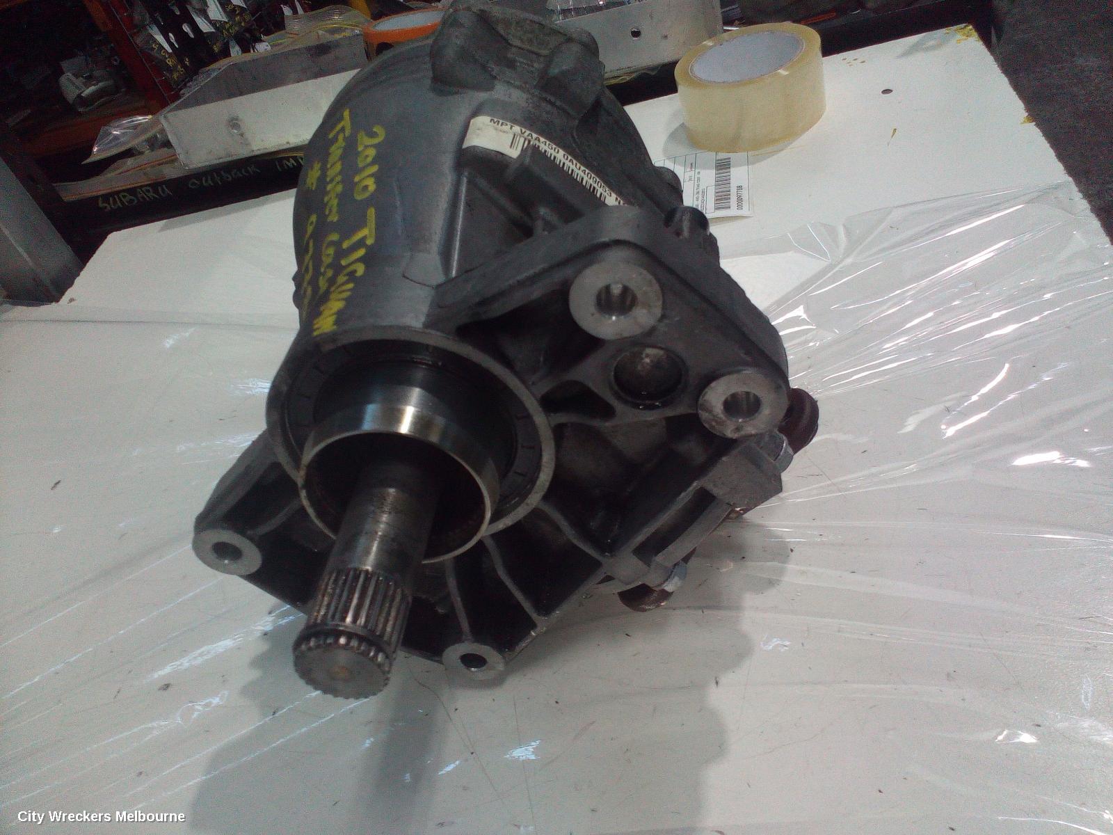VOLKSWAGEN TIGUAN TRANSFER CASE, 5N 05/2008 - 09/2011