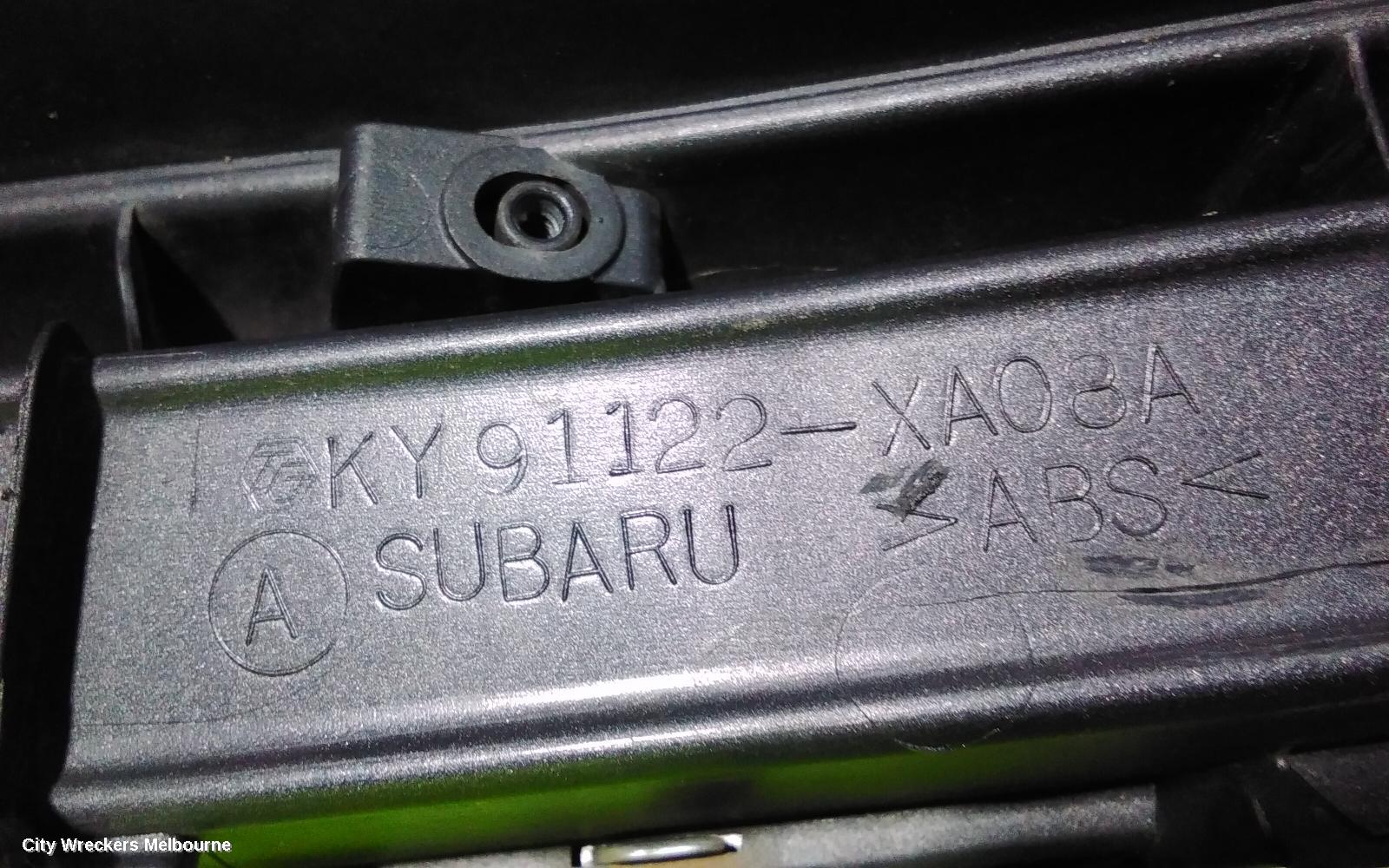 SUBARU TRIBECA, B9 10/2006 - 11/2007, RH FRONT BAR CHROM: 97808