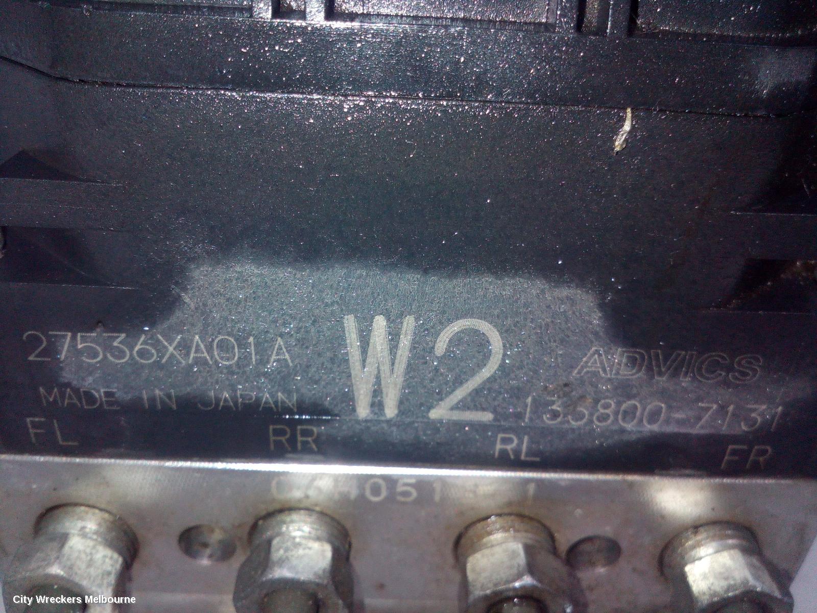 SUBARU TRIBECA ABS PUMP/MODULATOR, B9, XA01A, 06/2006 - 03/2008