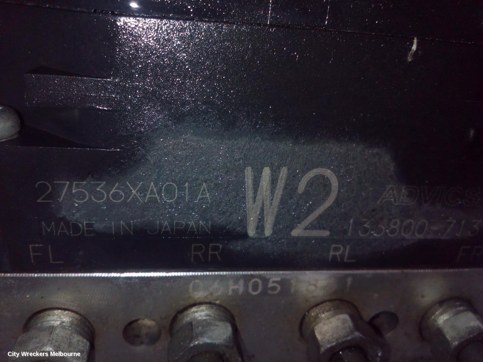 SUBARU TRIBECA ABS PUMP/MODULATOR, B9, XA01A, 06/2006 - 03/2008