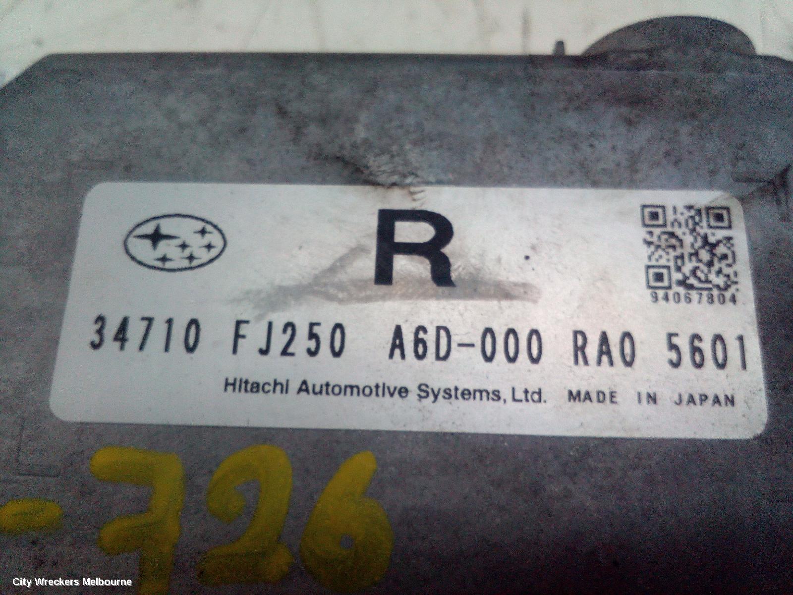 SUBARU XV ECU, POWER STEERING MODULE, G4X, 08/2011 - 04/2017
