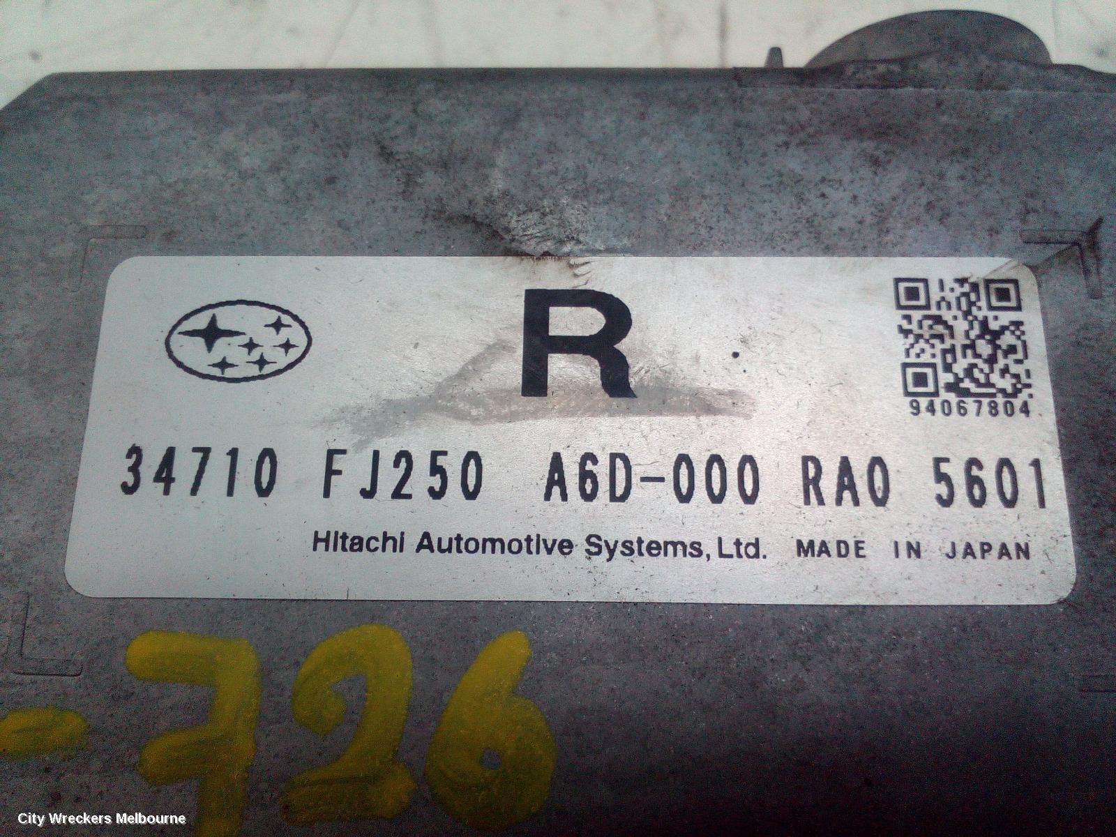 SUBARU XV ECU, POWER STEERING MODULE, G4X, 08/2011 - 04/2017