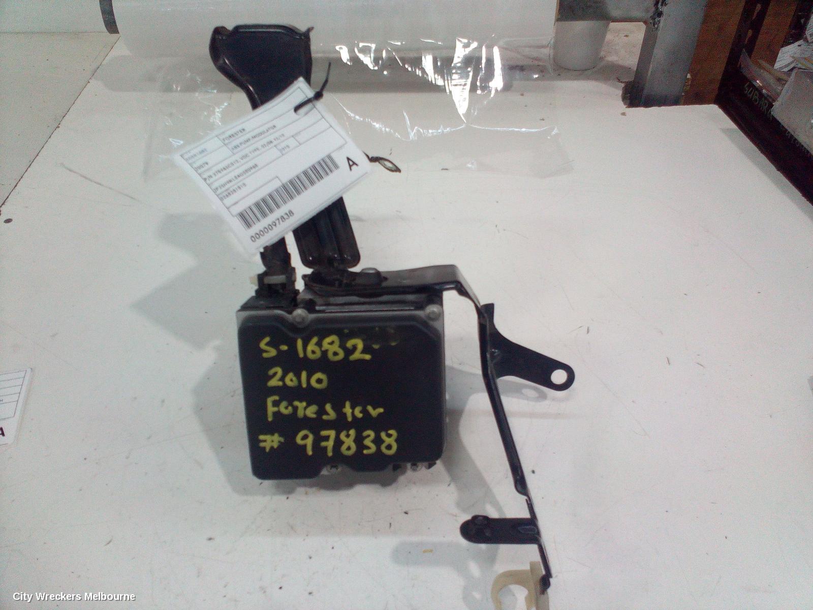SUBARU FORESTER ABS PUMP/MODULATOR, P/N 27596SC012, VDC TYPE, 02/2008 - 12/2012