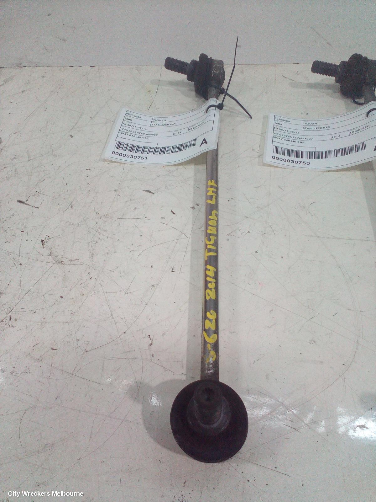 VOLKSWAGEN TIGUAN STABILISER BAR, 5N 08/2011 - 08/2016