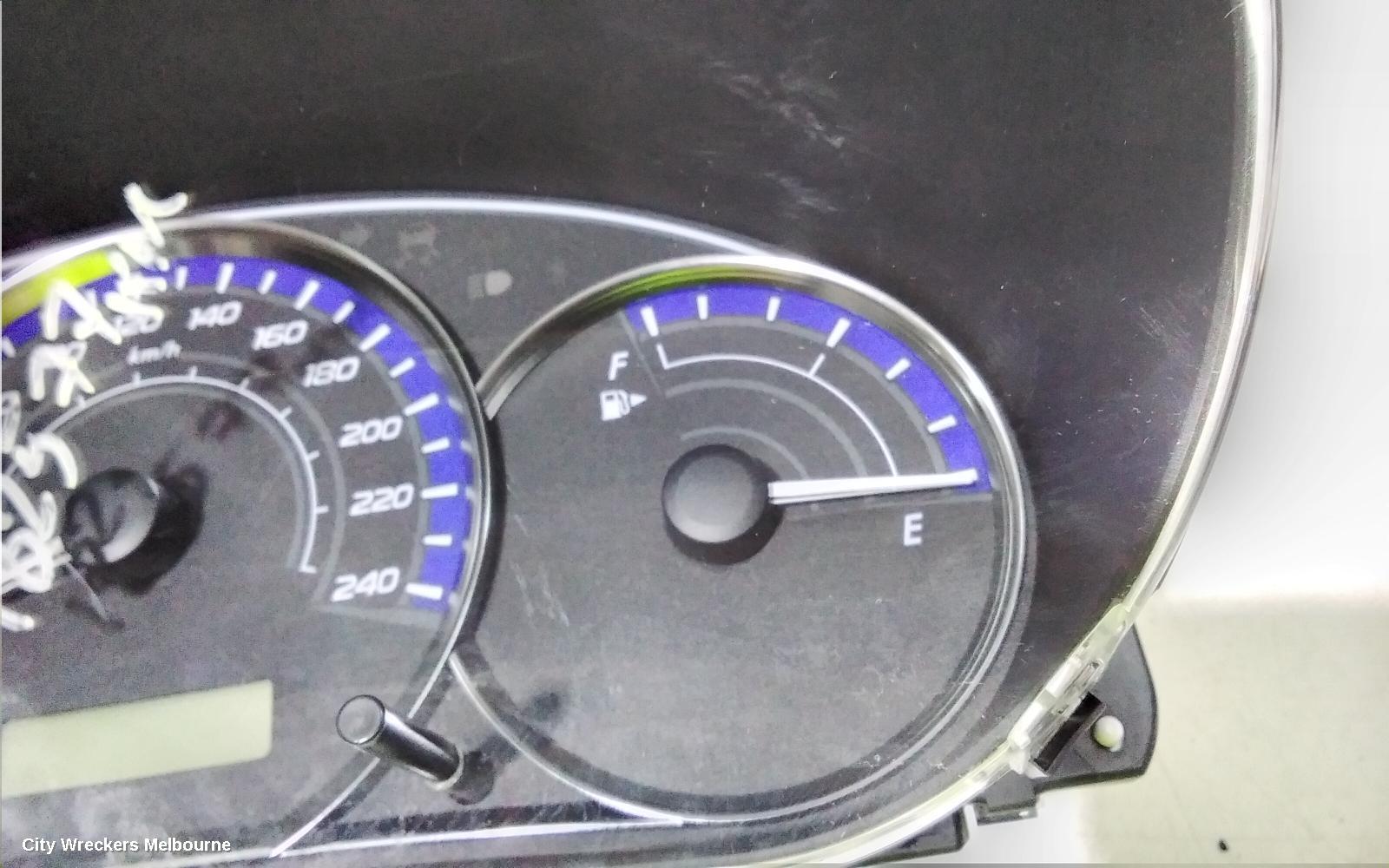 SUBARU FORESTER INSTRUMENT CLUSTER, INSTRUMENT CLUSTER, P/N SC110, 02/2008 - 12/2012