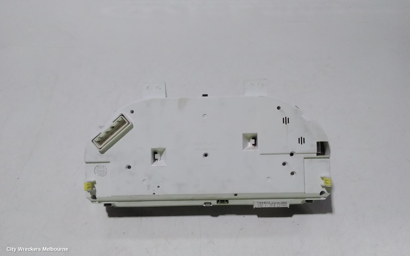 SUBARU FORESTER INSTRUMENT CLUSTER, INSTRUMENT CLUSTER, P/N SC110, 02/2008 - 12/2012